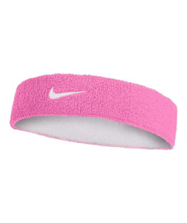 Nike Stirnband Swoosh Classic Reversible (Baumwollmix) pink/weiss - 1 Stück